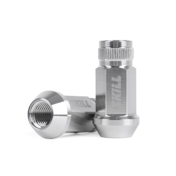 Гайка 90130 SKILL ST007 конус 12x1,25 45mm серебро HEX 17